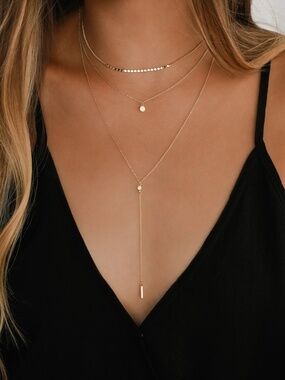 Lulus Coretta Layered Gold Necklace